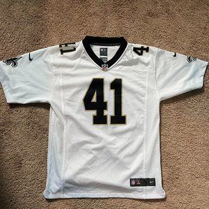 Youth Nike Alvin Kamara White New Orleans Saints 2018 Game Jersey